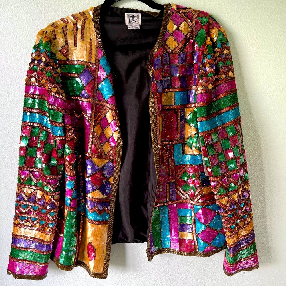 Vintage sequin jacket